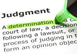 Judgment definition